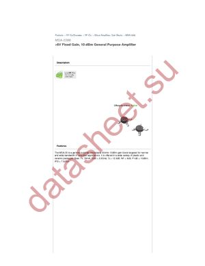 MSA-0386-BLKG datasheet  